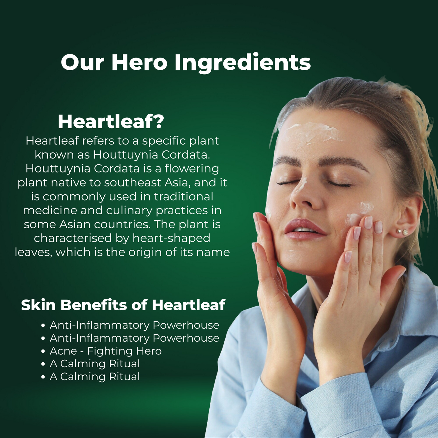 Hydrate & Glow Heartleaf Sunscreen 1% Hyaluronic with SPF 50 Pa++